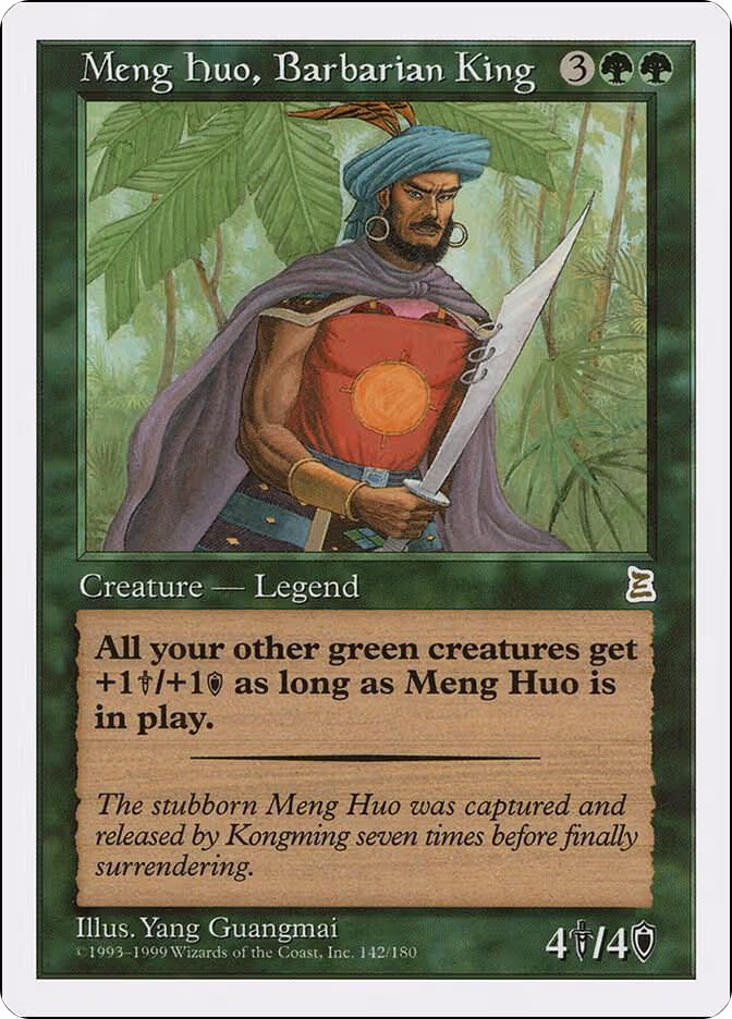 Meng Huo, Barbarian King (142), Portal Three Kingdoms — Magic card price