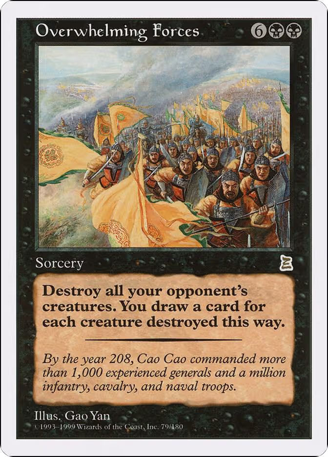 Overwhelming Forces (79), Portal Three Kingdoms — Magic card price