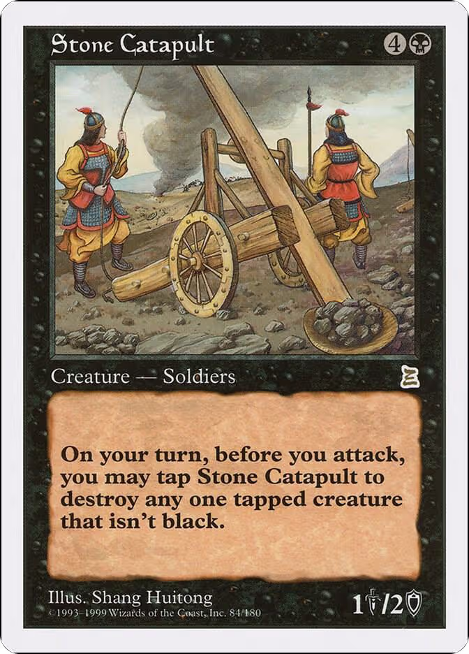 Stone Catapult (84), Portal Three Kingdoms — Magic card price