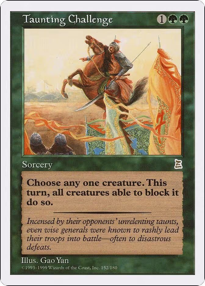 Taunting Challenge (152), Portal Three Kingdoms — Magic card price
