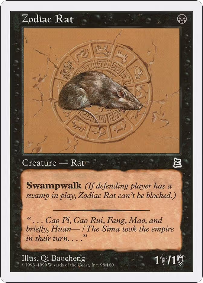 Zodiac Rat (98), Portal Three Kingdoms — Magic card price