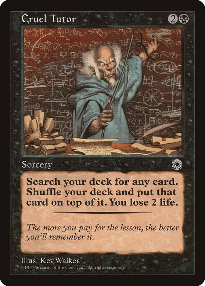 Cruel Tutor, Portal — Magic card price