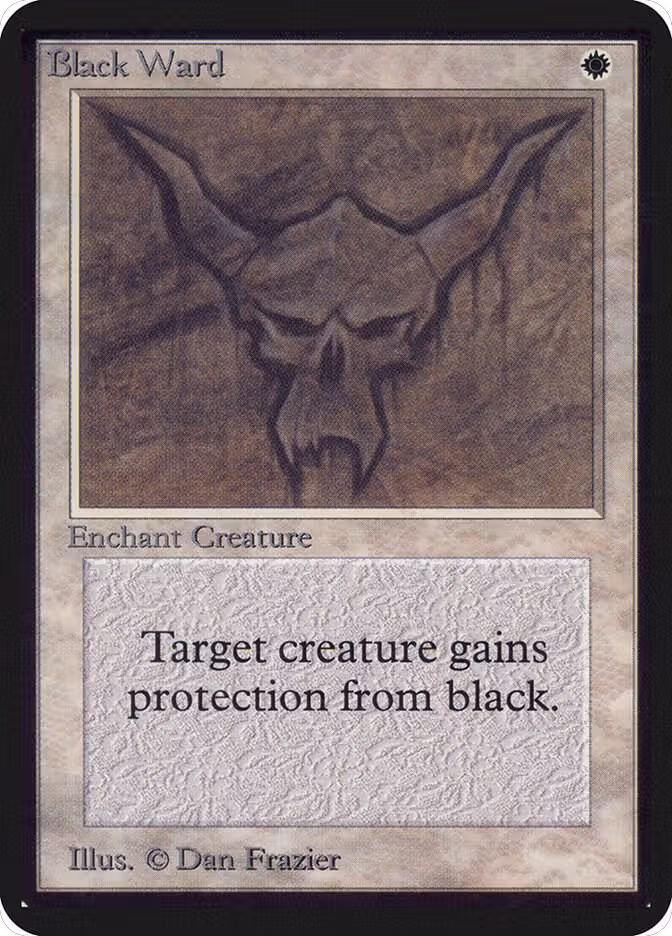 Black Ward, Alpha Edition — Magic card price