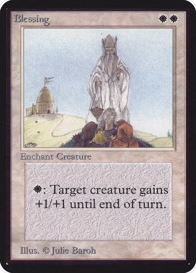 Blessing, Alpha Edition — Magic card price