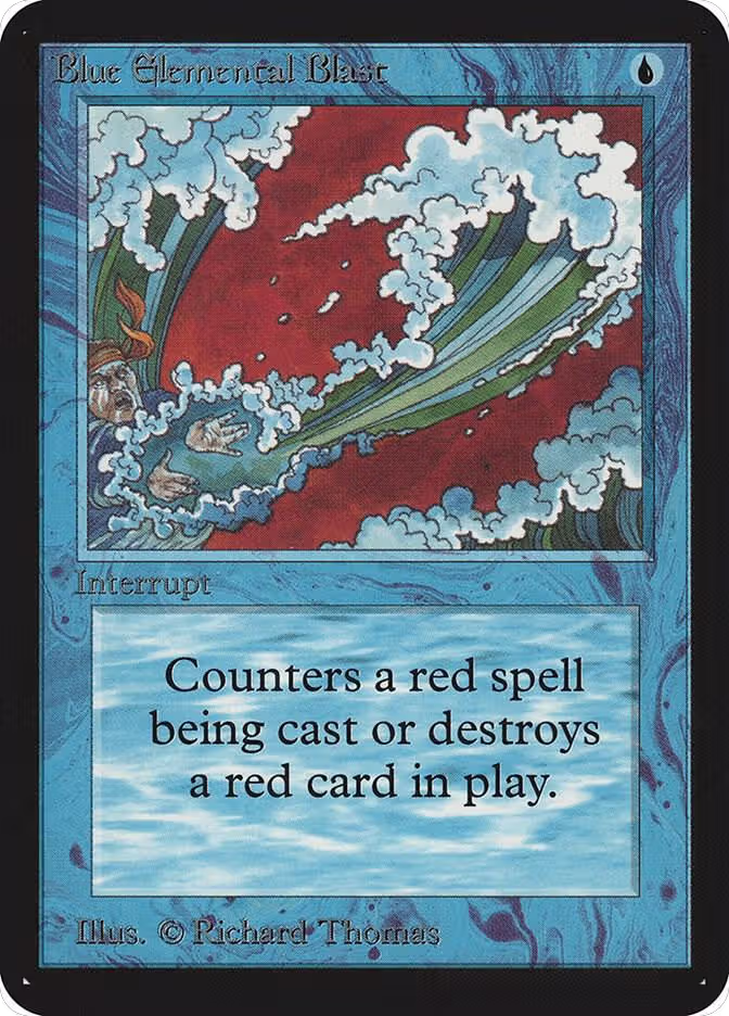 Blue Elemental Blast, Alpha Edition — Magic card price