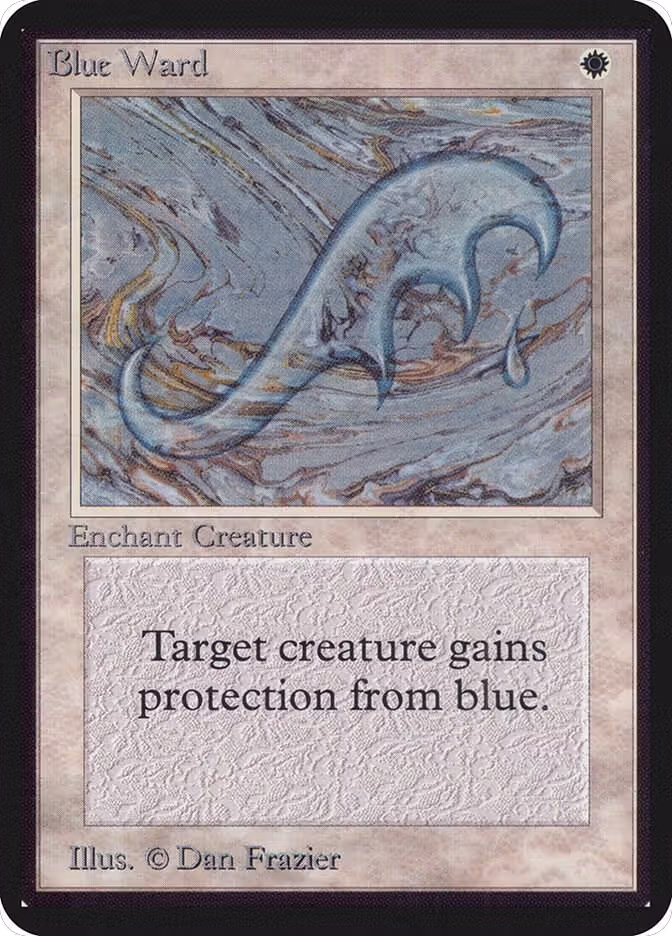 Blue Ward, Alpha Edition — Magic card price
