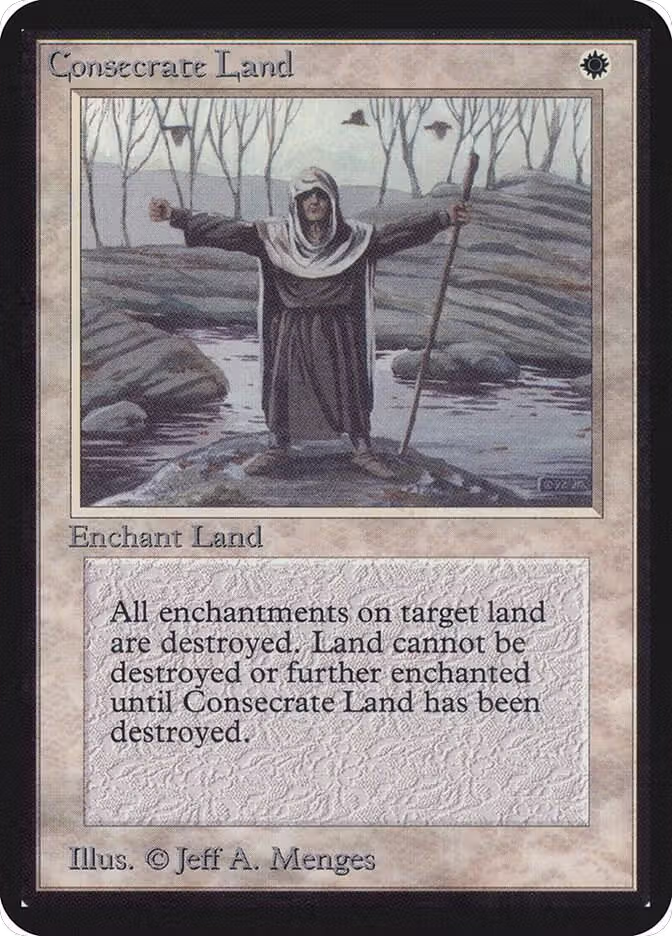 Consecrate Land, Alpha Edition — Magic card price