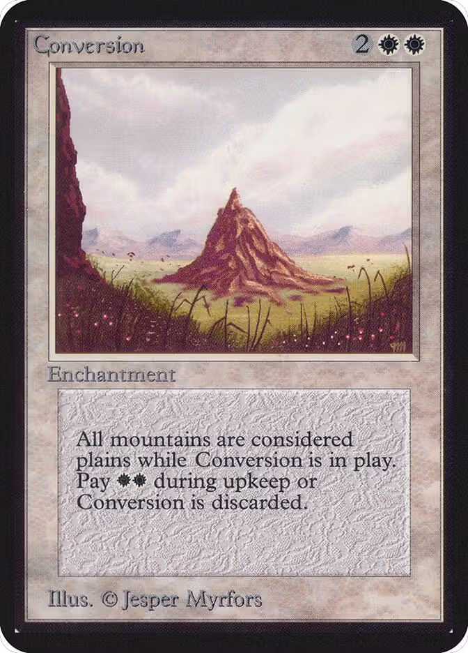 Conversion, Alpha Edition — Magic card price