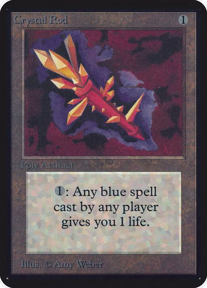 Crystal Rod, Alpha Edition — Magic card price
