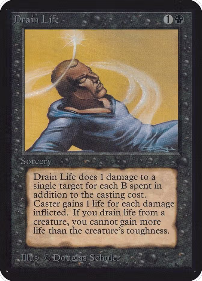 Drain Life, Alpha Edition — Magic card price