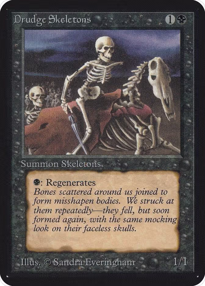 Drudge Skeletons, Alpha Edition — Magic card price