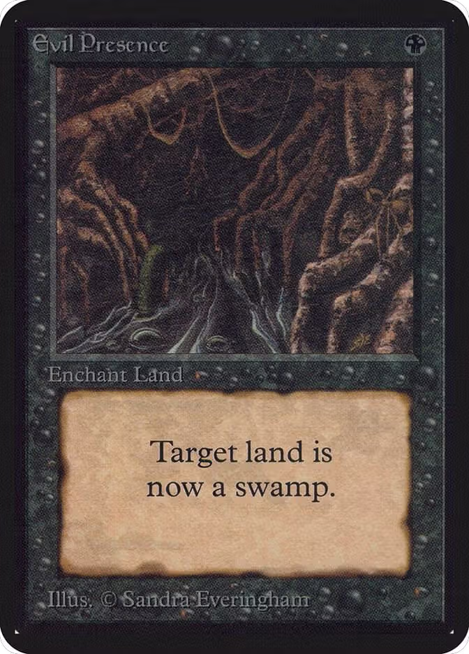Evil Presence, Alpha Edition — Magic card price