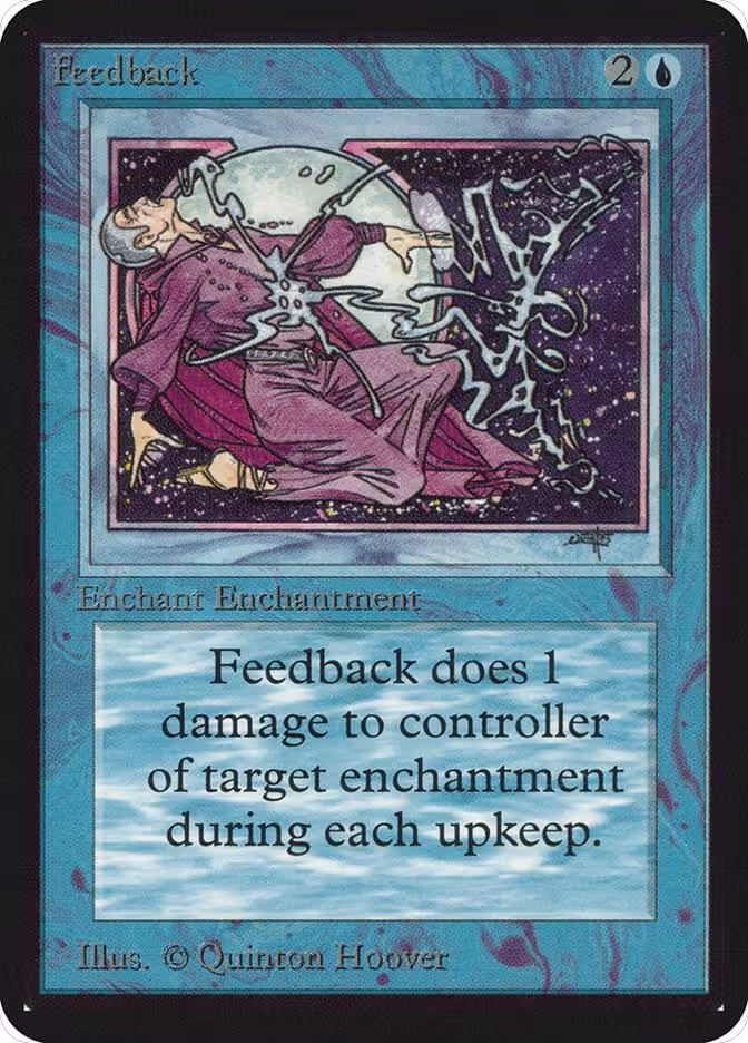 Feedback, Alpha Edition — Magic card price