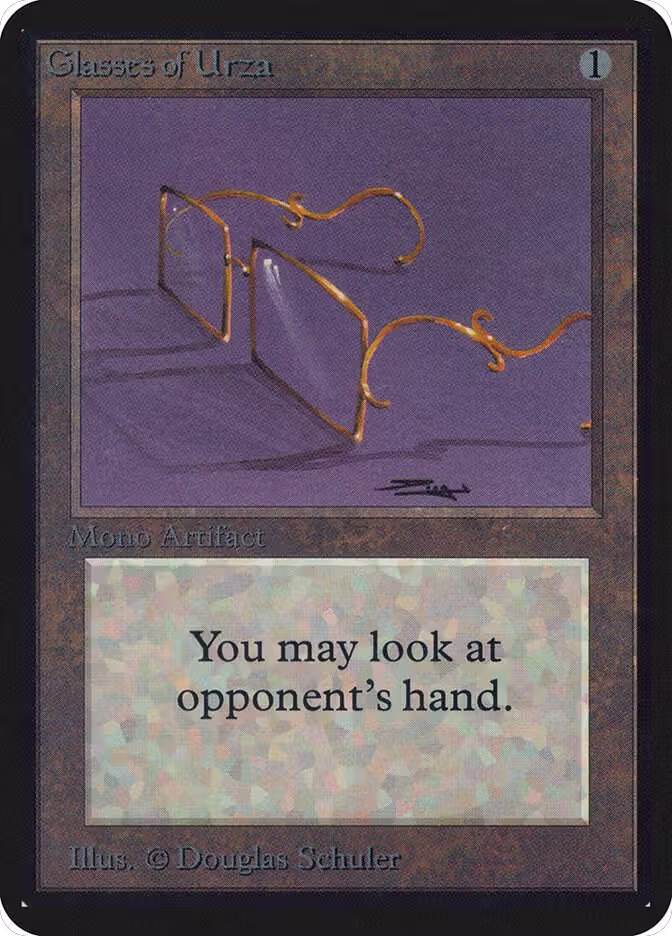 Glasses of Urza, Alpha Edition — Magic card price