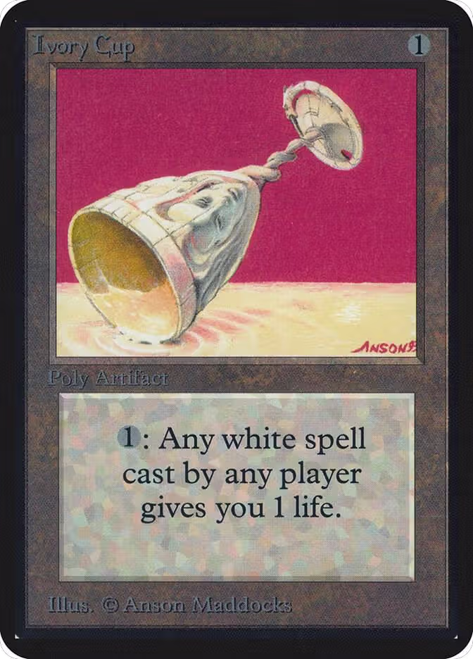 Ivory Cup, Alpha Edition — Magic card price