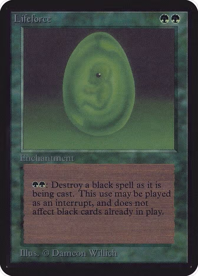 Lifeforce, Alpha Edition — Magic card price