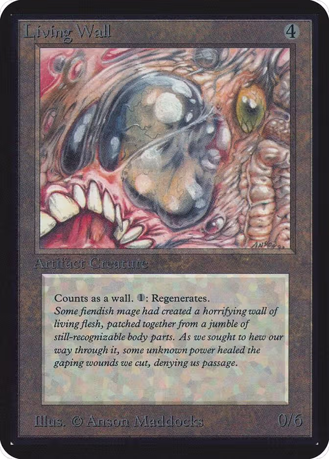 Living Wall, Alpha Edition — Magic card price