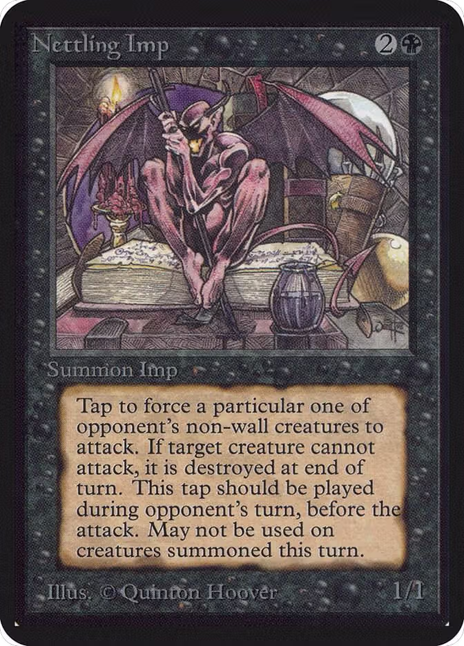 Nettling Imp, Alpha Edition — Magic card price