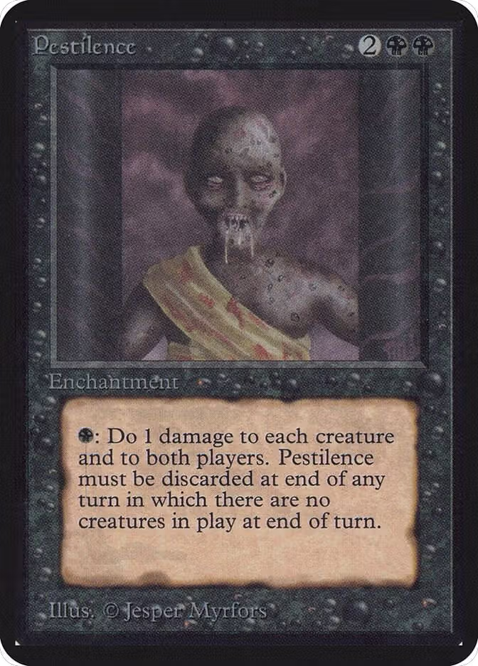 Pestilence, Alpha Edition — Magic card price