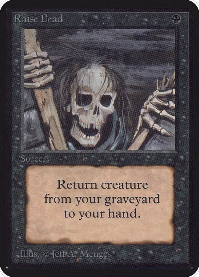 Raise Dead, Alpha Edition — Magic card price
