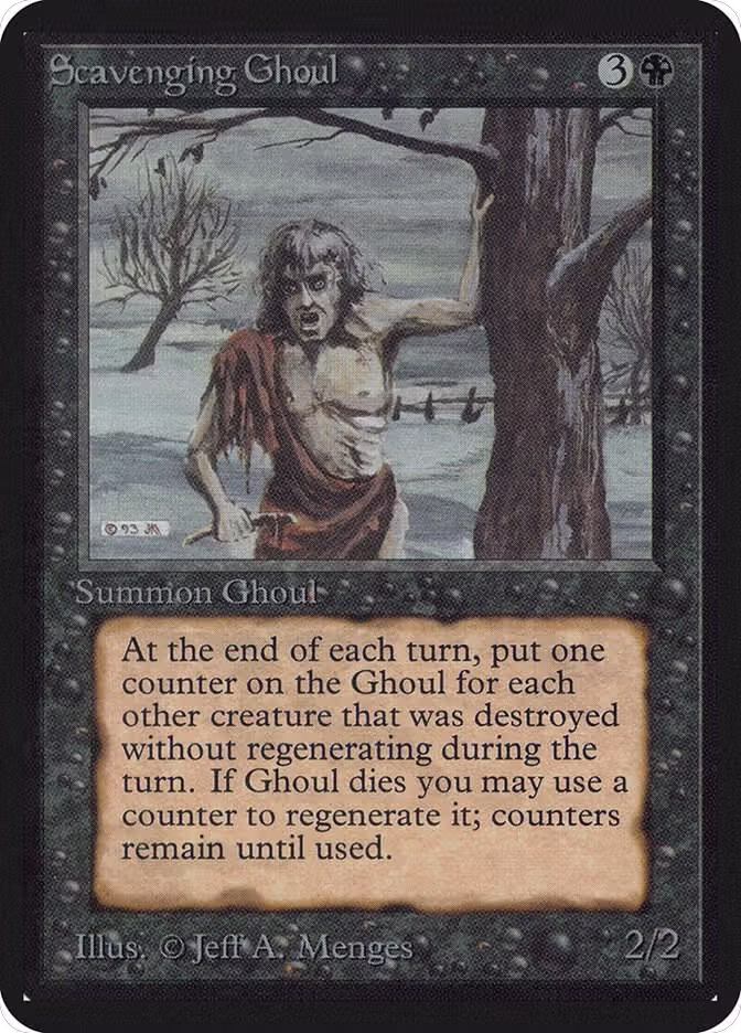 Scavenging Ghoul, Alpha Edition — Magic card price