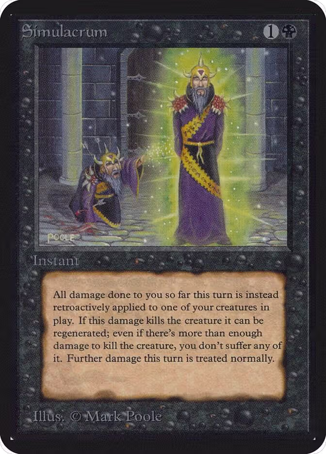 Simulacrum, Alpha Edition — Magic card price