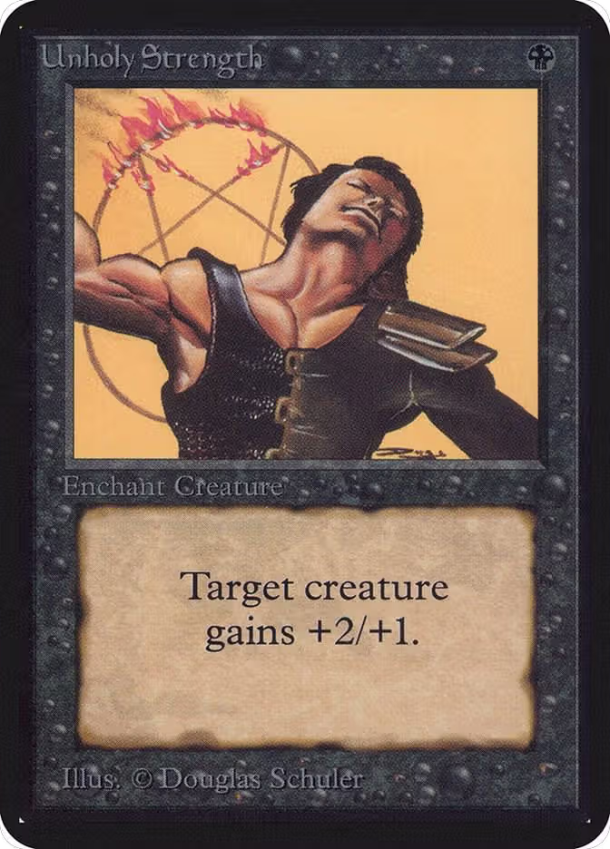 Unholy Strength, Alpha Edition — Magic card price