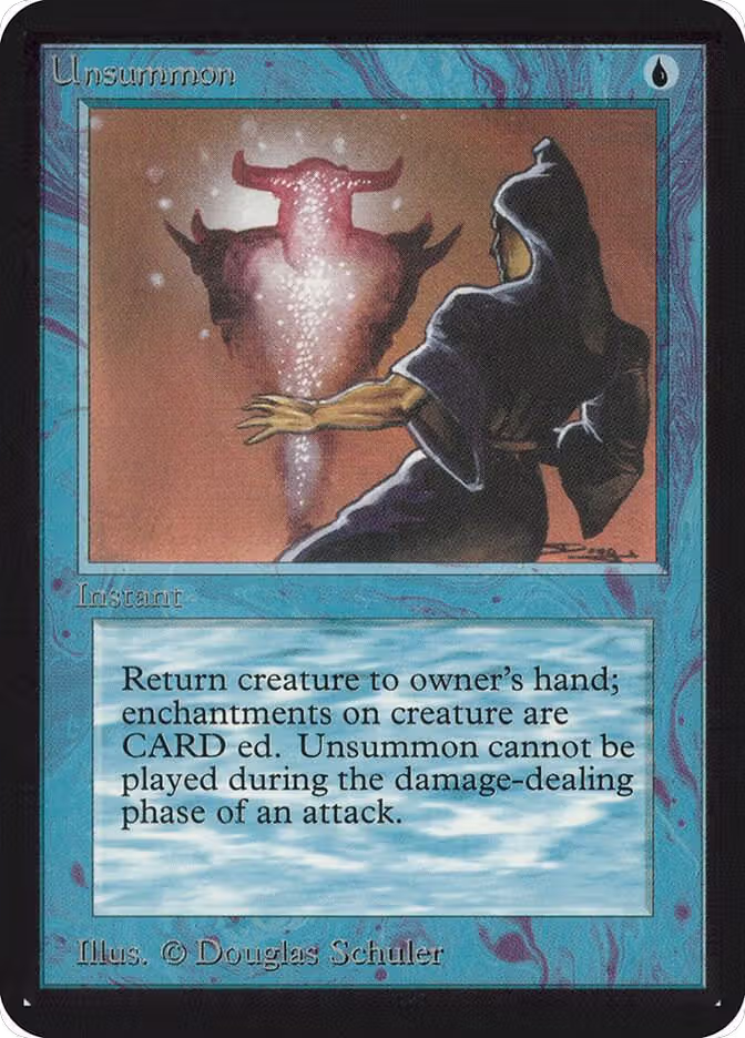 Unsummon, Alpha Edition — Magic card price