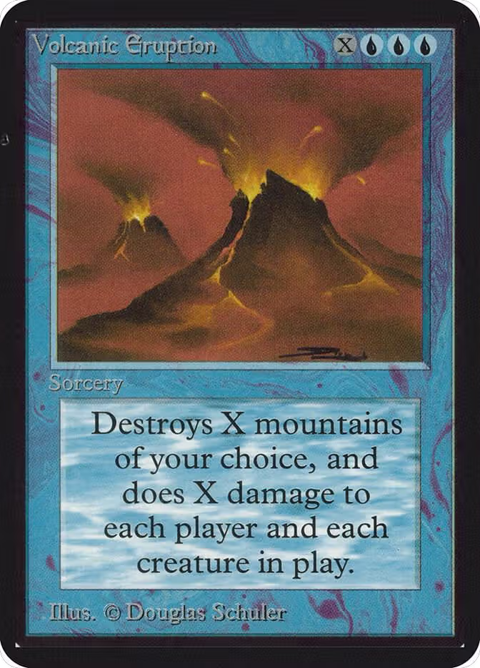 Volcanic Eruption, Alpha Edition — Magic card price