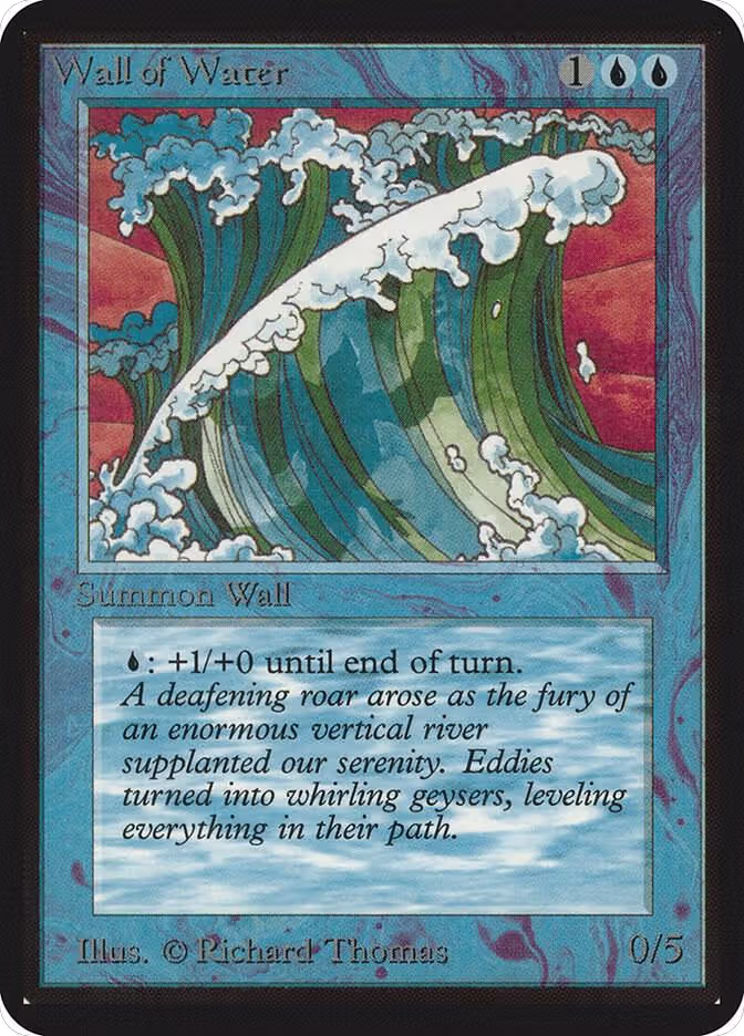 Wall of Water, Alpha Edition — Magic card price