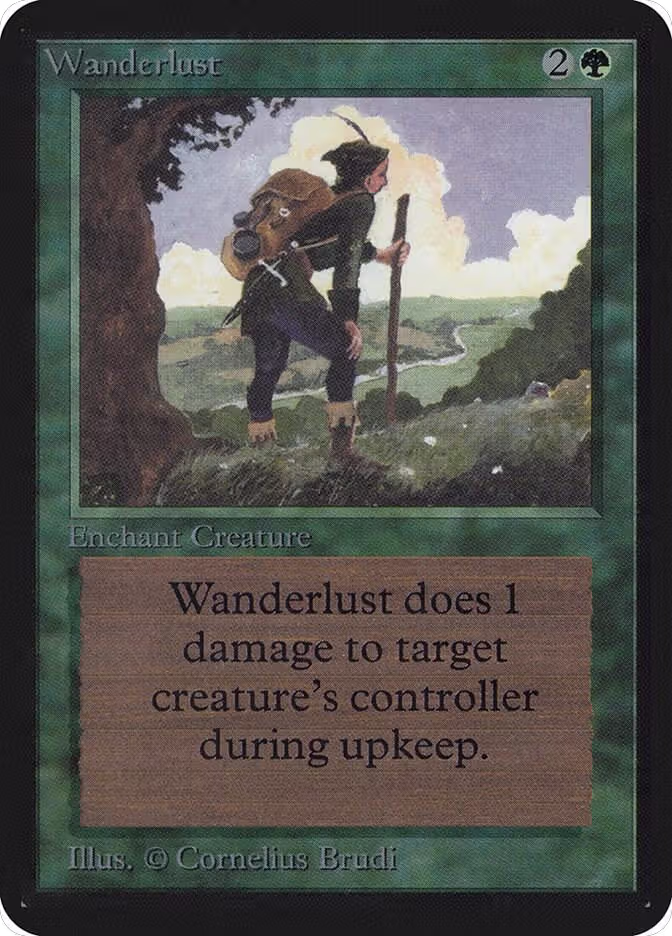 Wanderlust, Alpha Edition — Magic card price