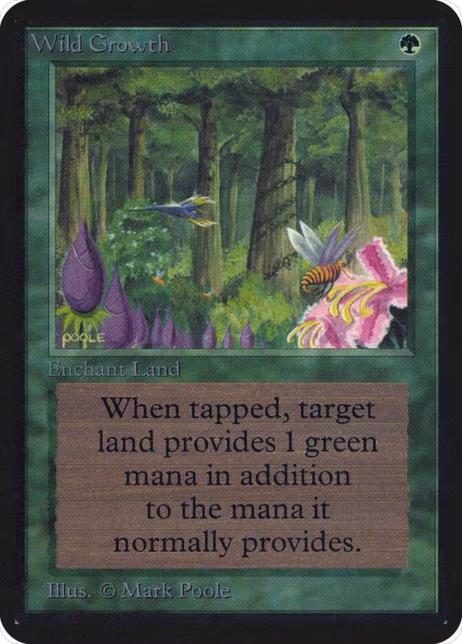 Wild Growth, Alpha Edition — Magic card price