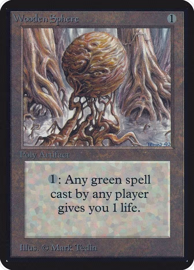 Wooden Sphere, Alpha Edition — Magic card price
