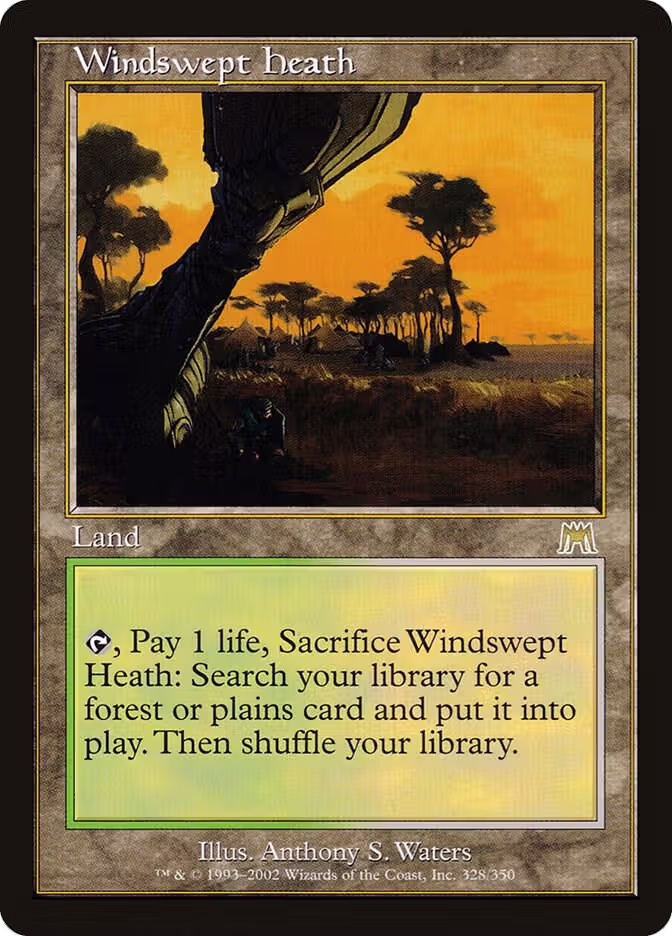 Windswept Heath (328), Onslaught — Magic card price