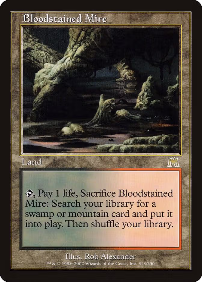 Bloodstained Mire (313), Onslaught — Magic card price