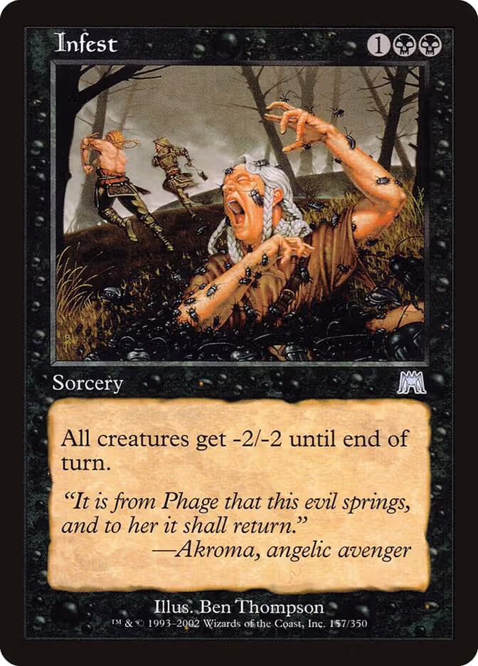 Infest (157), Onslaught — Magic card price
