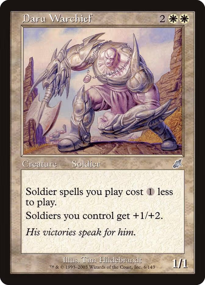 Daru Warchief (6), Scourge — Magic card price