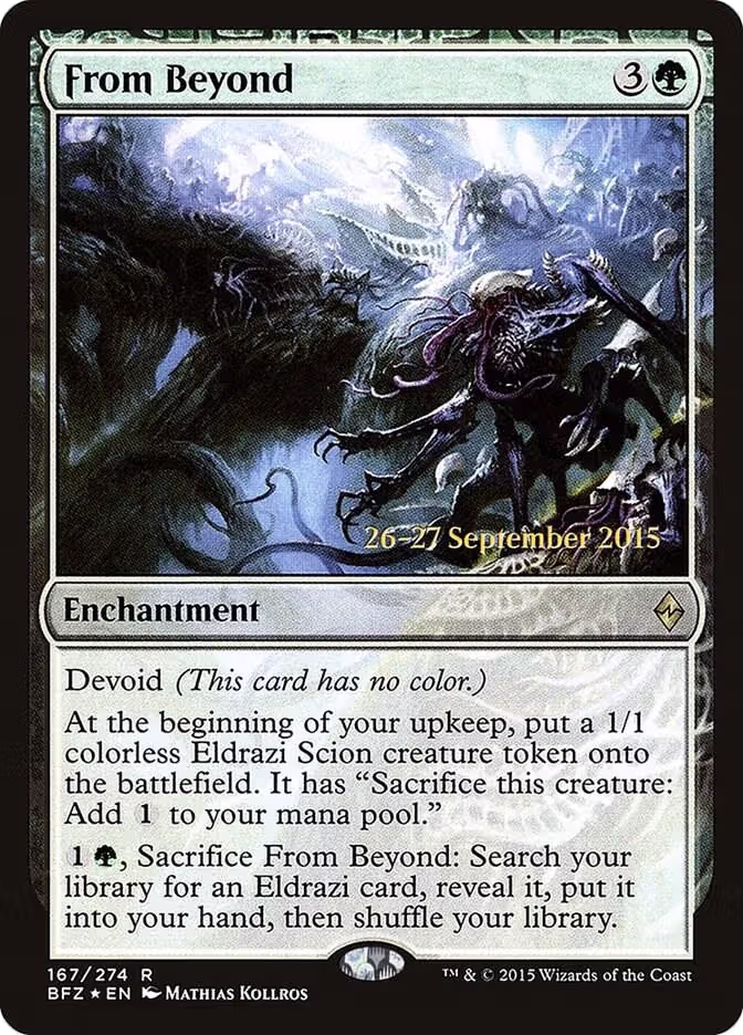 From Beyond (167), Prerelease Cards — Magic card price