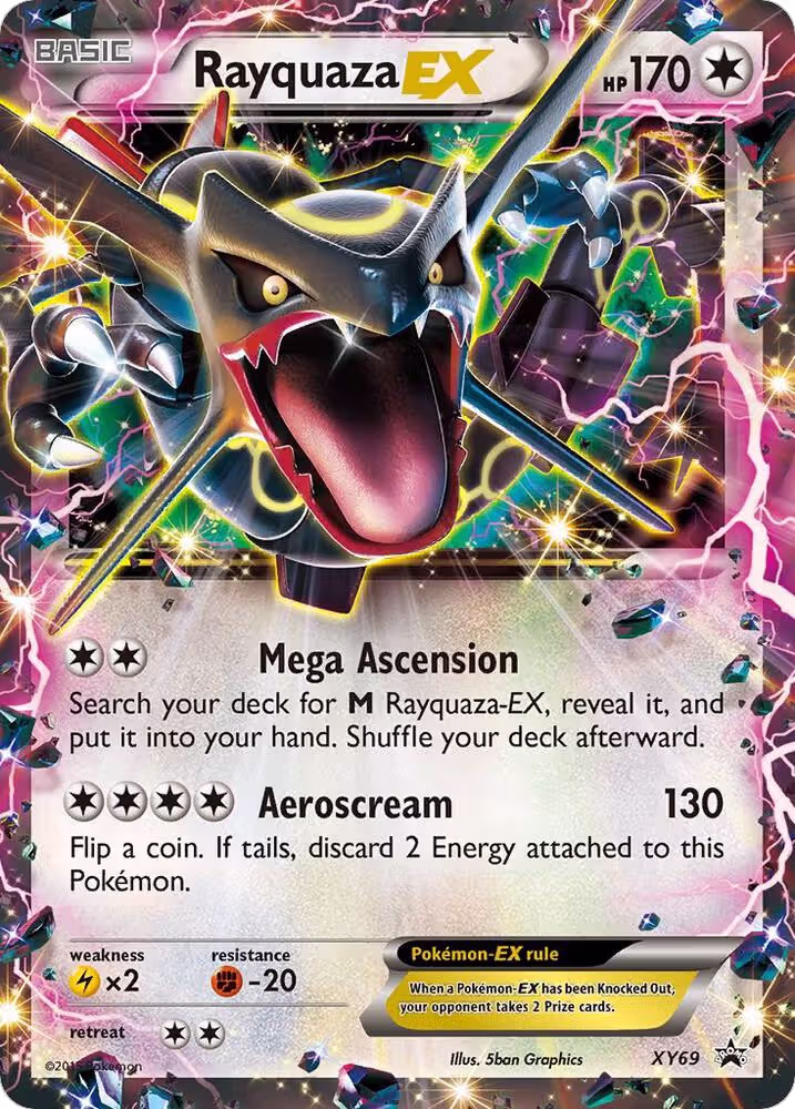 Rayquaza EX (Shiny) (XY69), XY Promos — Pokémon card price