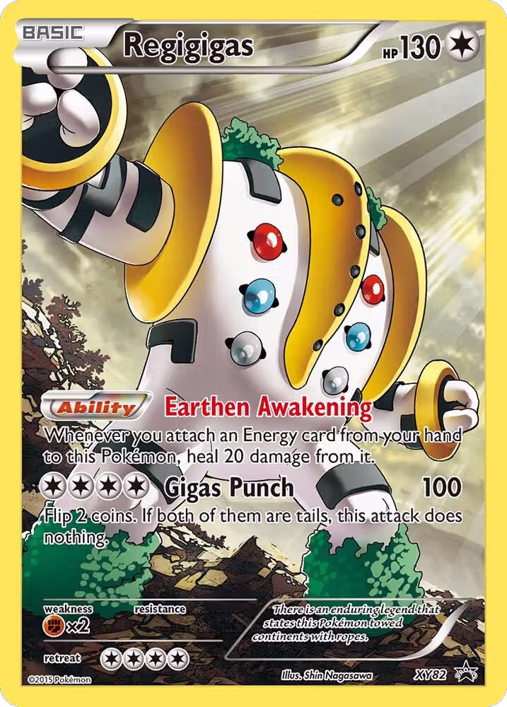 Regigigas (Full Art Promo) (XY82), XY Promos — Pokémon card price