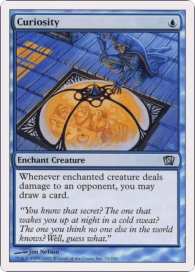 Curiosity (72), 8th Edition — Magic card price