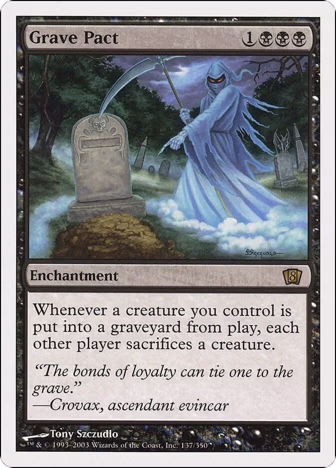 Grave Pact (137), 8th Edition — Magic card price