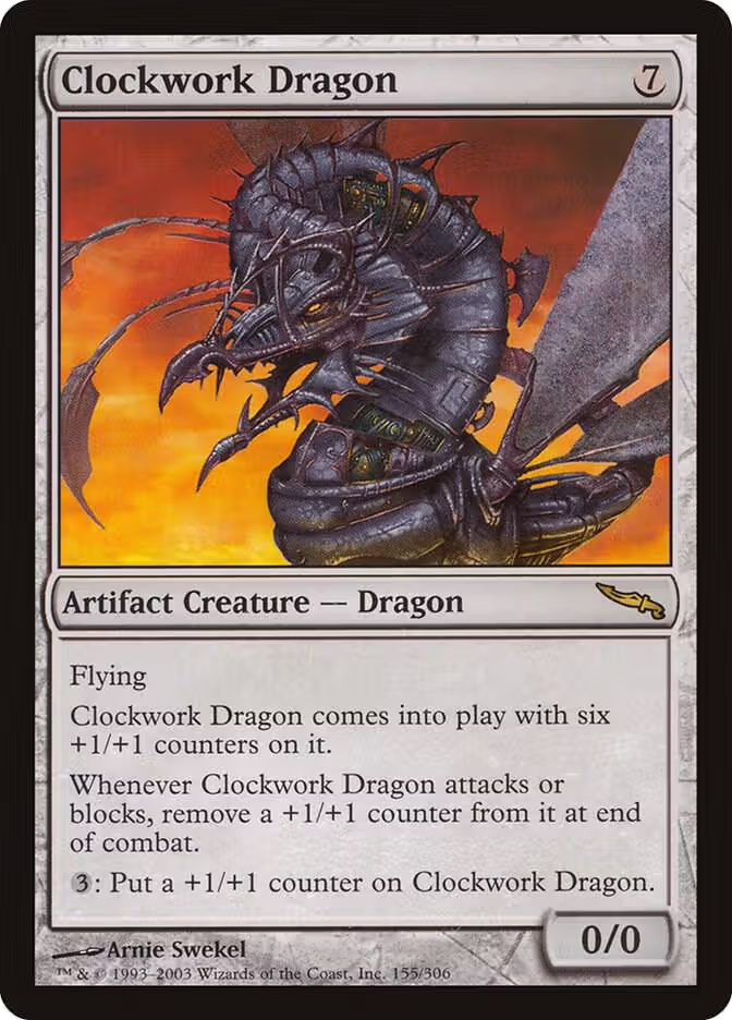 Clockwork Dragon (155), Mirrodin — Magic card price