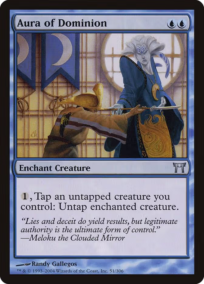 Aura of Dominion (51), Champions of Kamigawa — Magic card price