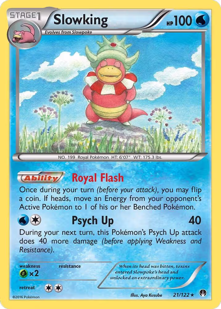 Slowking (21/122), XY - BREAKpoint — Pokémon card price