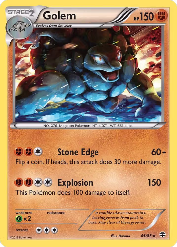 Golem (45/83), Generations — Pokémon card price