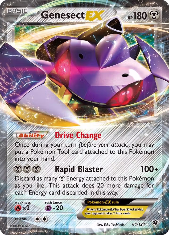 Genesect EX (64/124), XY - Fates Collide — Pokémon card price
