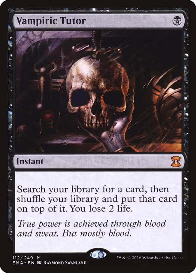 Vampiric Tutor (112), Eternal Masters — Magic card price