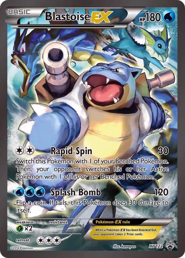 Blastoise EX - XY122 (XY122), XY Promos — Pokémon card price