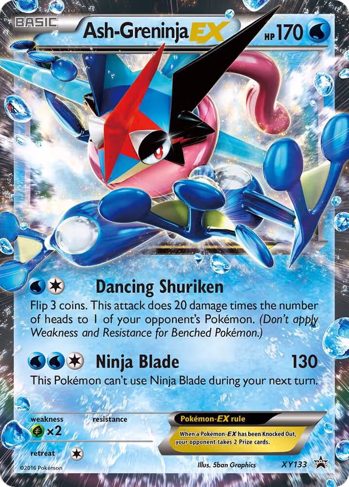 Ash-Greninja EX - XY133 (XY133), XY Promos — Pokémon card price